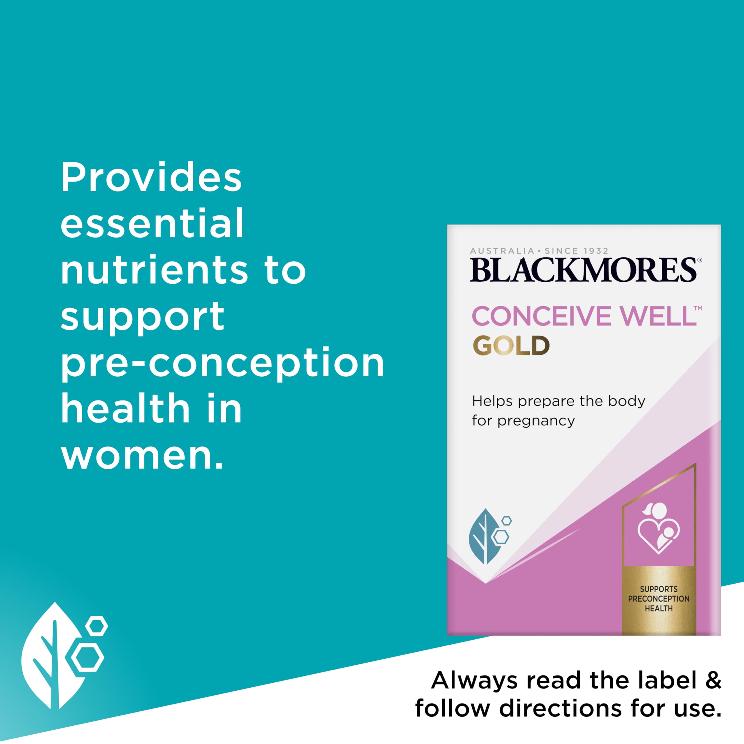 Omega-3 softgel detail from Blackmores Conceive Well Gold.