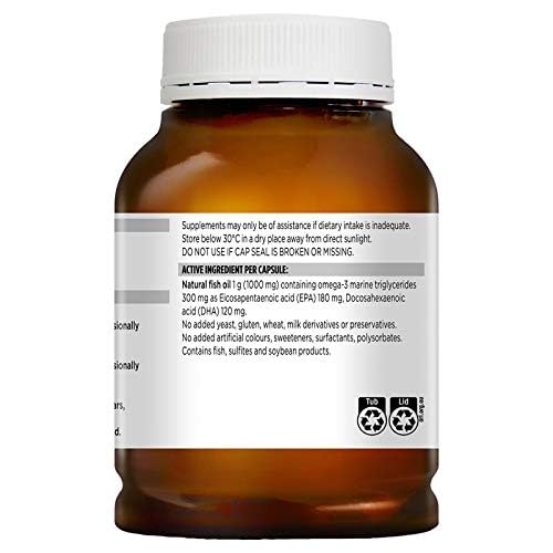 Blackmores Fish Oil 1000 daily-use setup demonstrates routine omega-3 intake