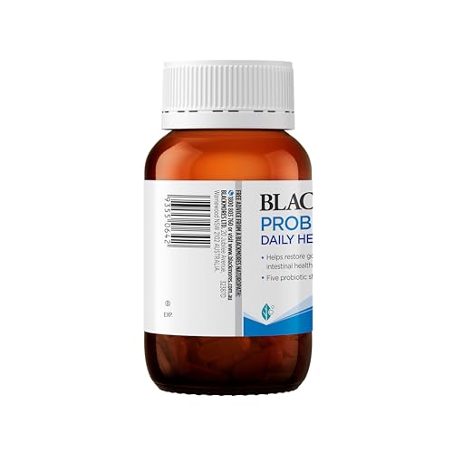 Close-up of Blackmores Probiotics+ Daily Health capsules for everyday digestive comfort