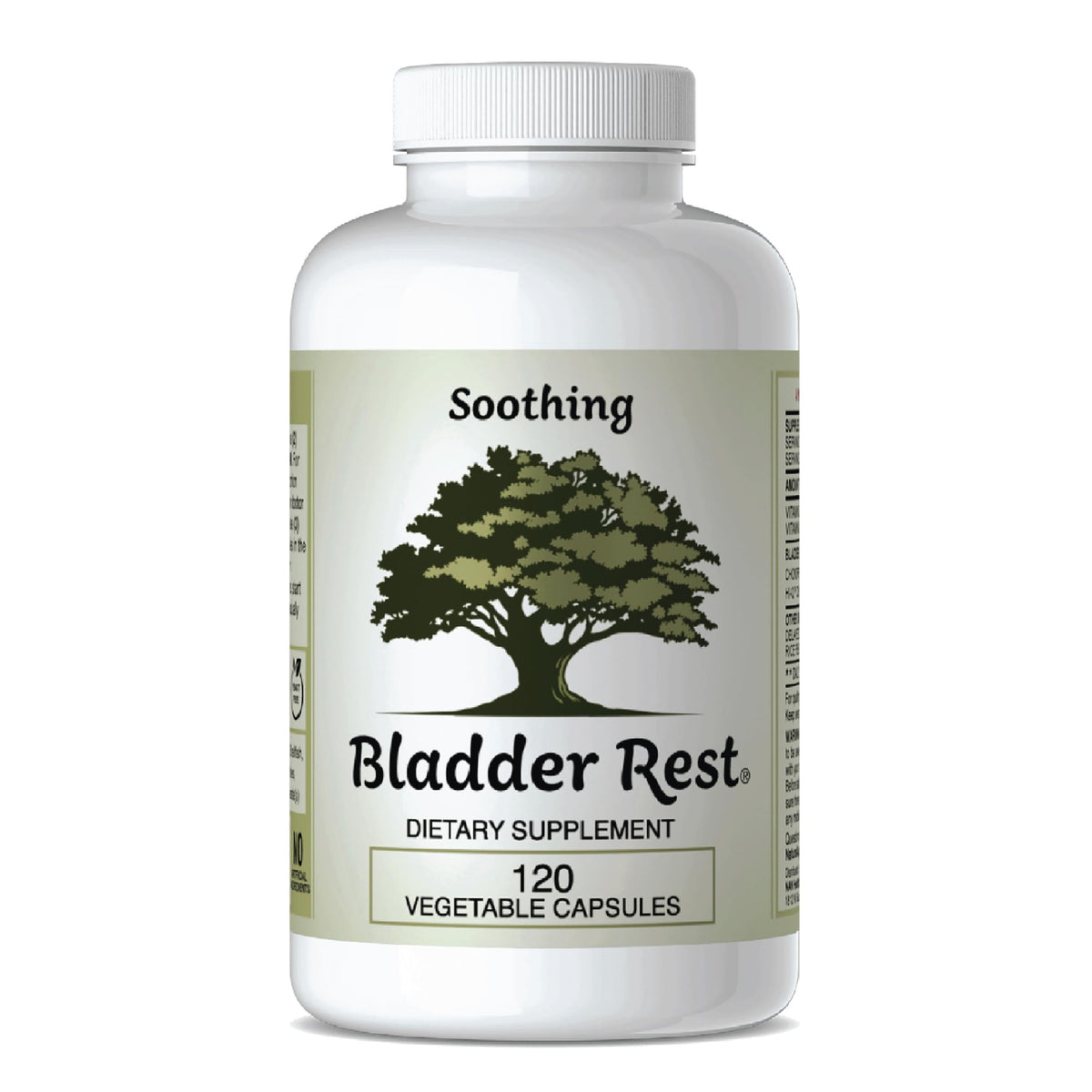 Bladder Rest bottle on the counter for daily pelvic comfort support