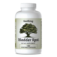 Bladder Rest bottle on the counter for daily pelvic comfort support