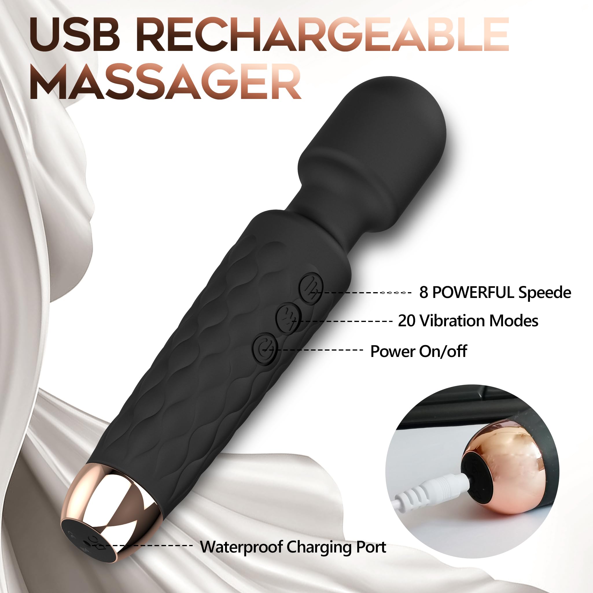 blankdict Portable Massager ideal for neck, back, legs and sports recovery routines.