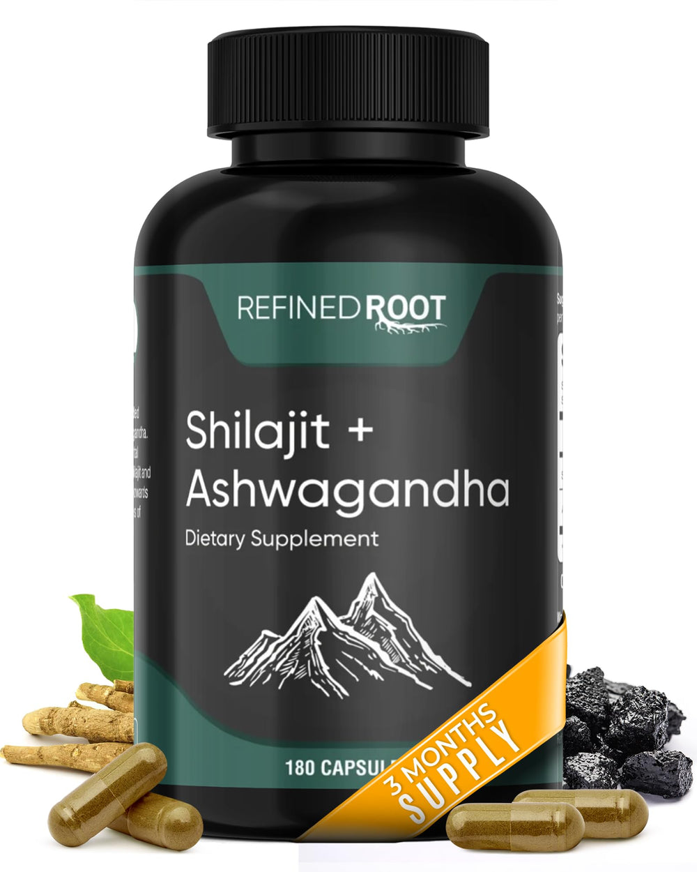 Blast Supplements Shilajit and Ashwagandha bottle shown for daily vitality.
