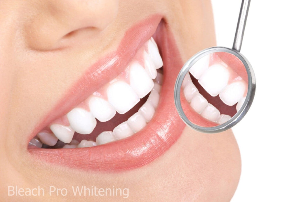Bleach Pro Whitening syringes with clear labeling for accurate dosing.