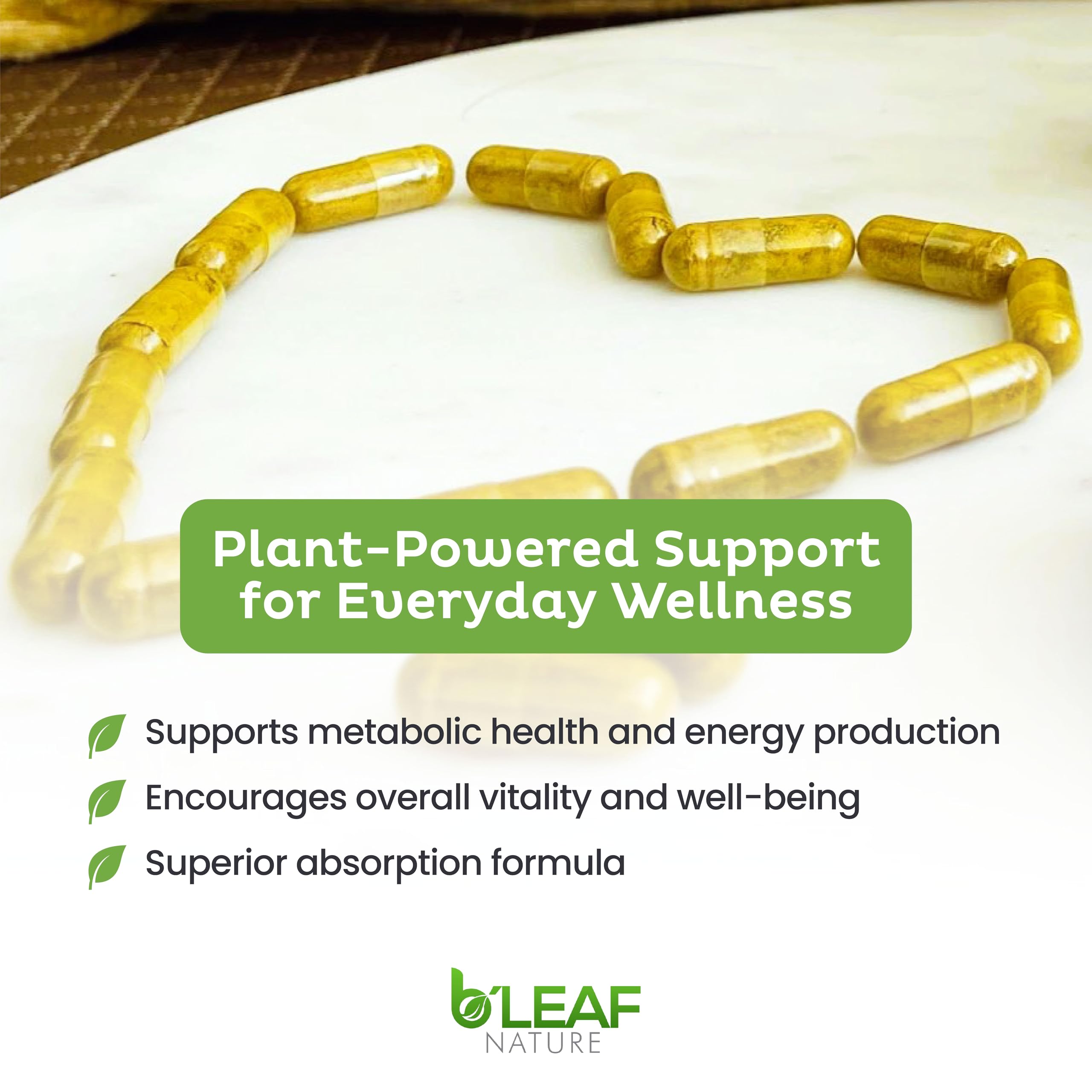 B’Leaf Nature Berberine Phytosome plant-based formula for health-conscious consumers
