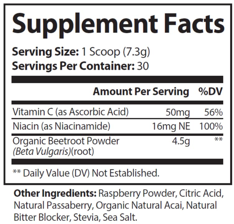 Blend Core Beet + Boost shaker with powder illustrates easy mix for on-the-go use