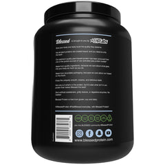 Blessed vegan protein powder meal replacement idea in a bowl