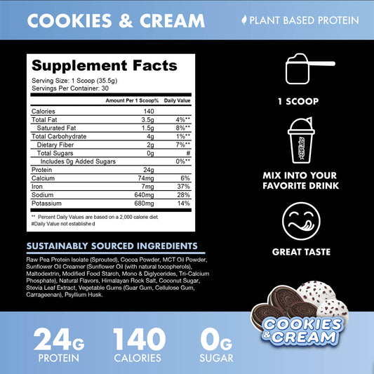 Blessed vegan protein powder scoop for easy measurement