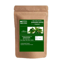 Blessfull Healing avocado leaves powder close-up shows fine texture for smooth blends.