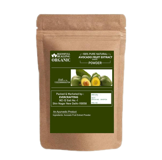 Blessfull Healing avocado powder with scoop for quick mix-and-match recipes.