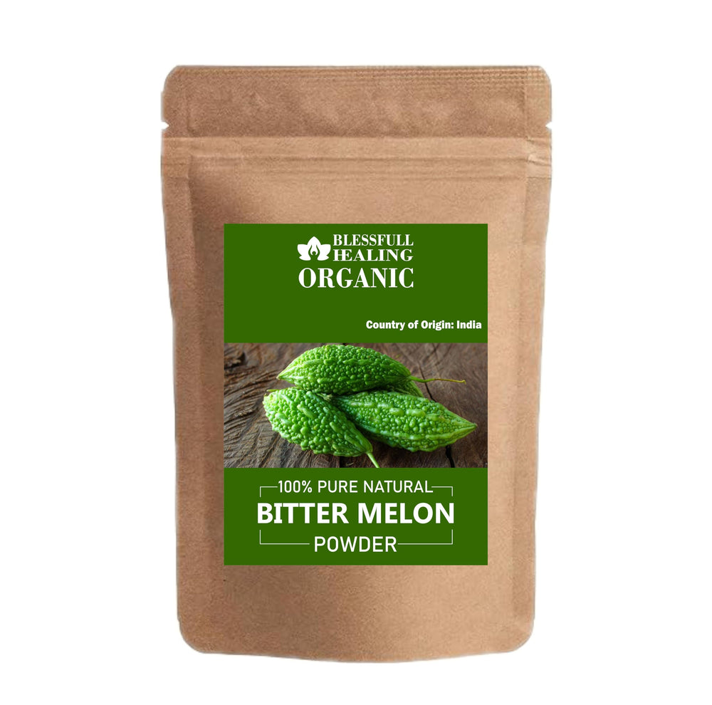 Blessfull Healing bitter melon powder bottle with pure organic formula for cooking