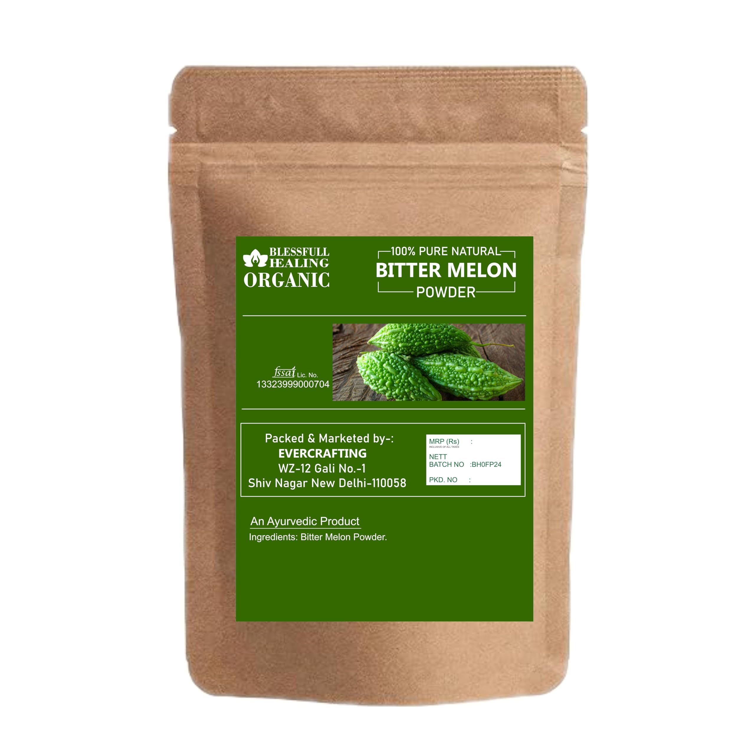 Blessfull Healing bitter melon powder spoon for easy, accurate dosing