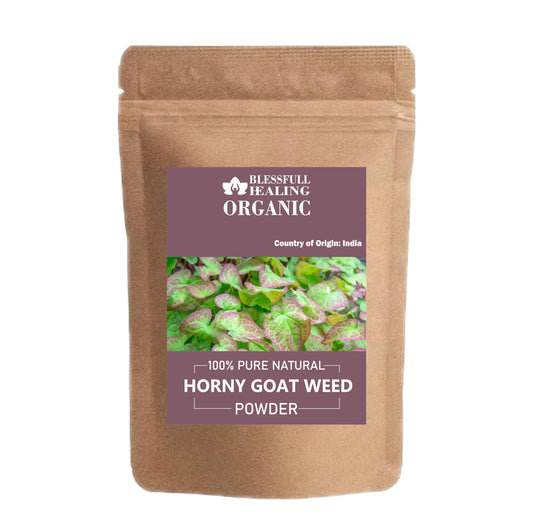 Blessfull Healing Horny Goat Weed Powder jar for daily wellness routines