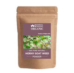 Blessfull Healing Horny Goat Weed Powder jar for daily wellness routines