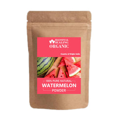 Blessfull Healing Watermelon Powder package front showing 200 g for easy daily use.