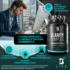 B Life Company Lion’s Mane daily ritual featuring two capsules