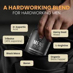 B Life Men’s Testo Black Maca root for natural stamina support