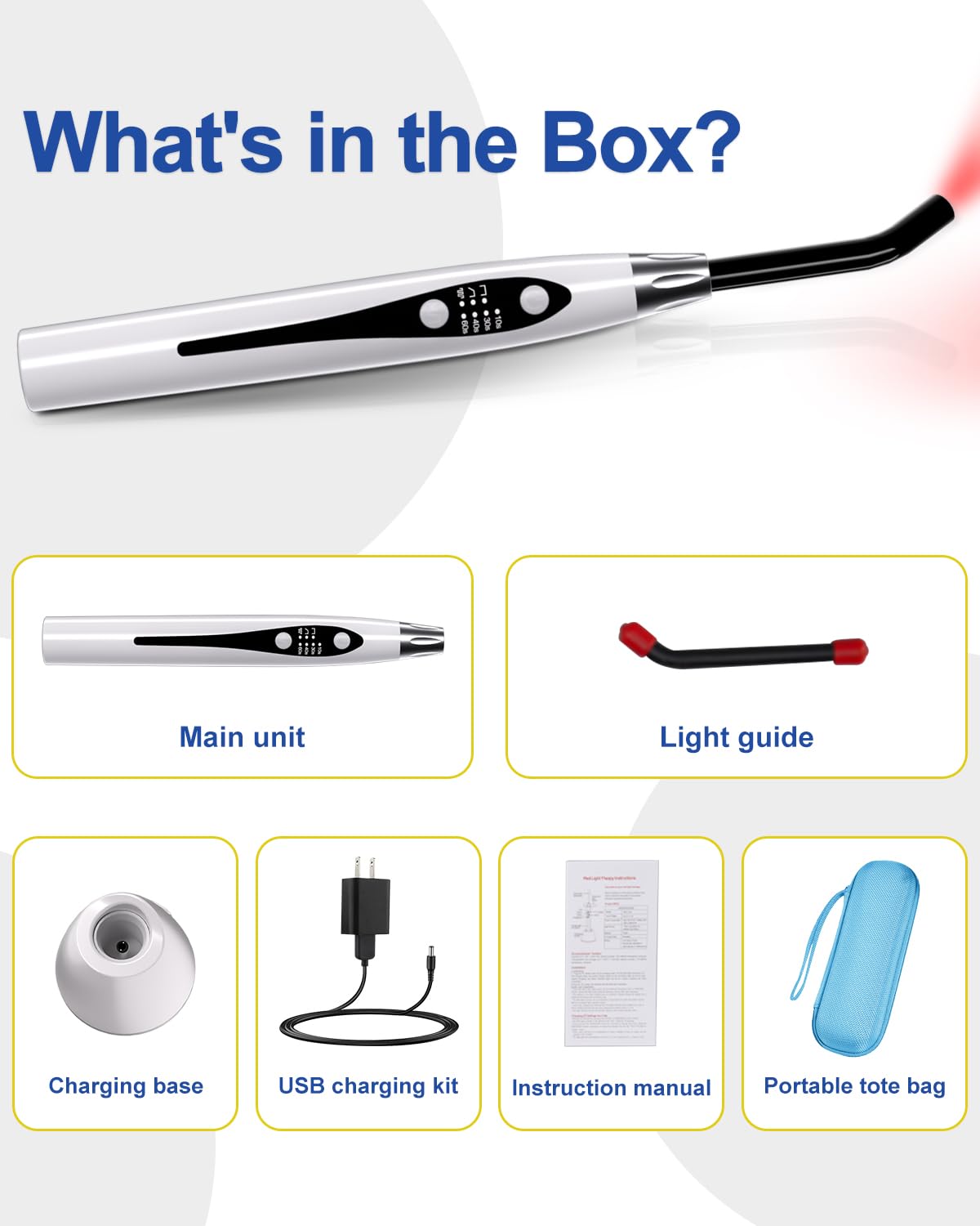 Bliofo red light therapy device in use for home treatment sessions.