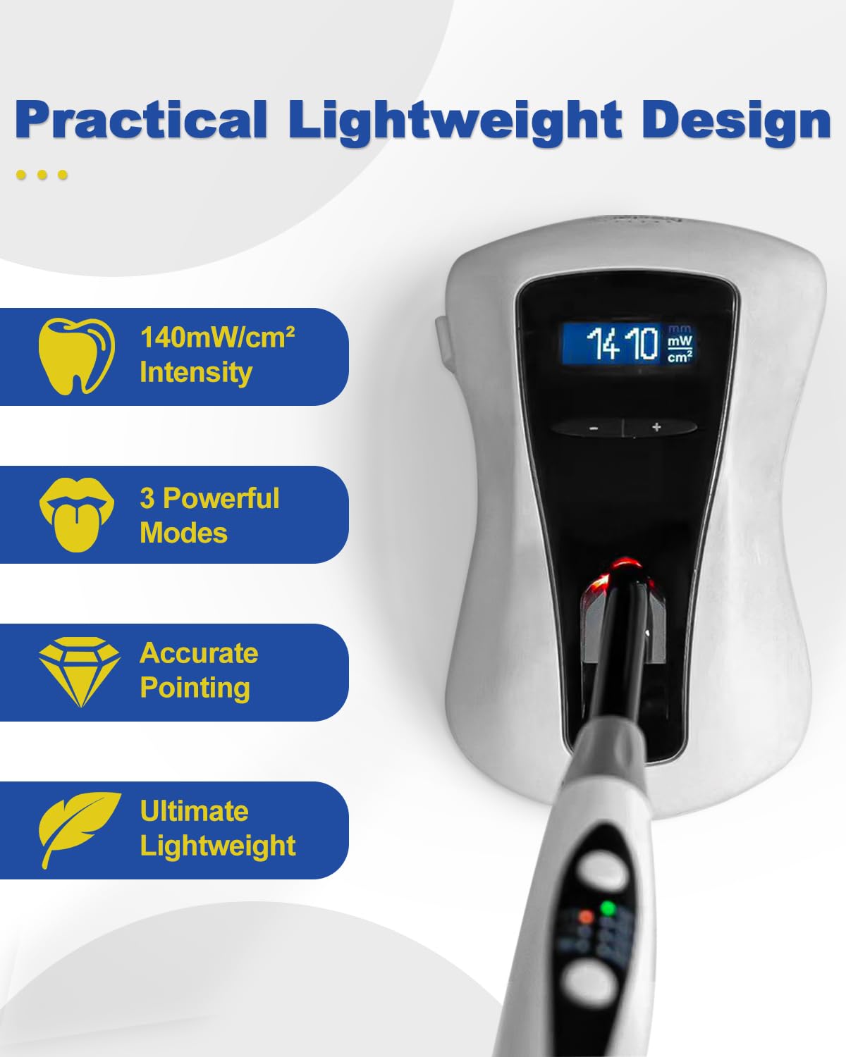 Bliofo therapy device on knees to support local comfort and circulation.
