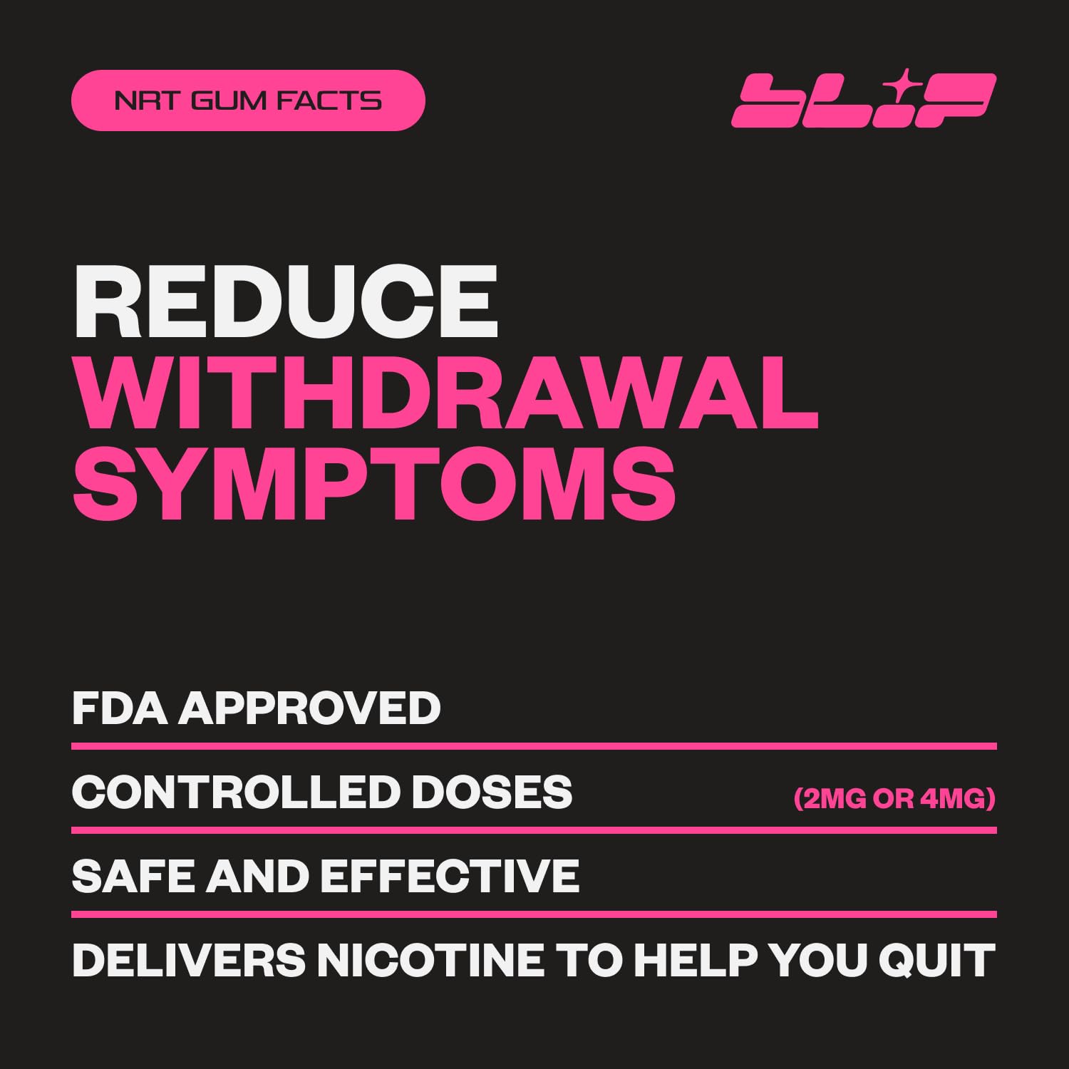 Blip NRT mint-freeze box front highlights simple quitting support.