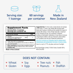 BLIS ThroatHealth packaging front view highlighting key details.