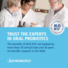 BLIS UltraBLIS lozenges scene illustrating family-friendly use for adults and kids.