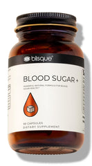 Blisque Blood Sugar bottle with vegan capsules for daily balance
