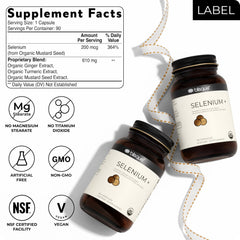 Blisque bottle on kitchen counter conveys everyday supplement routine.