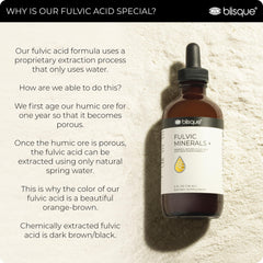 Blisque Fulvic Minerals dropper-use image illustrates simple daily intake for energy support.