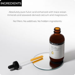 Blisque Fulvic Minerals seaweed calcium image hints at minerals for balanced hydration.