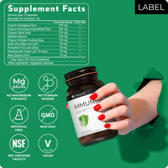 Honeysuckle and beta-glucan elements in Blisque Immune +