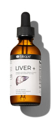 Blisque LIVER+ bottle front view, doctor-approved daily liver support.