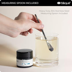 Blisque Mineral-rich resin highlights 85 trace minerals and fulvic acid presence.