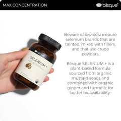 Blisque packaging and label image communicates authentic and natural branding.