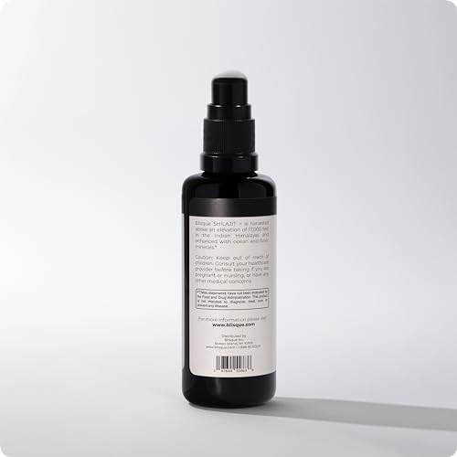 Blisque Shilajit resin facility CGMP logo conveying quality control.