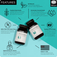 Blisque label closeup showcasing doctor-approved formulation details.
