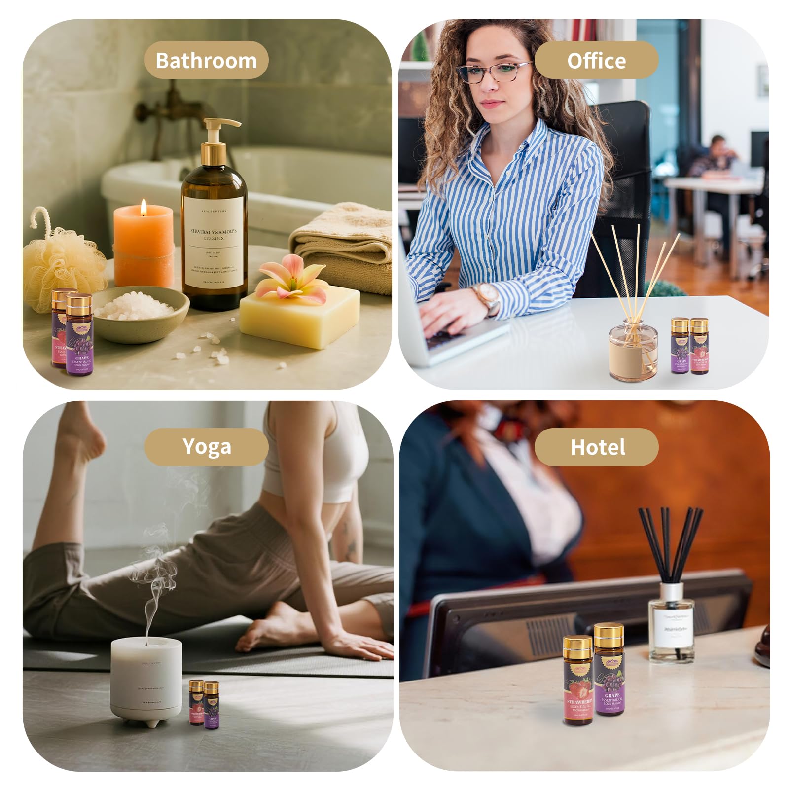 BlissfulBlend DIY soap and candle making scene with oils ready for crafts