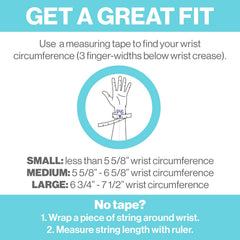 Travel-ready Blisslets bands shown in a packing scenario.