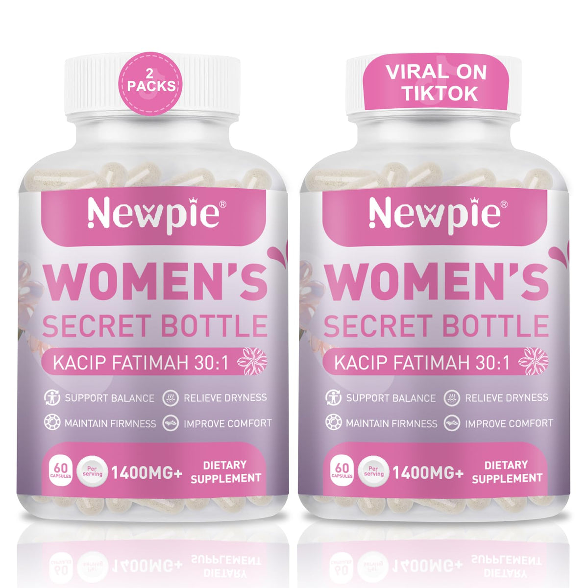 Blltzzz vaginal moisturizer capsules bottle close-up highlighting hydration focus