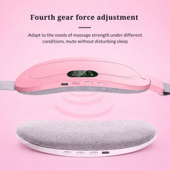 Bloat No More heating pad long-lasting battery supports hours of use.