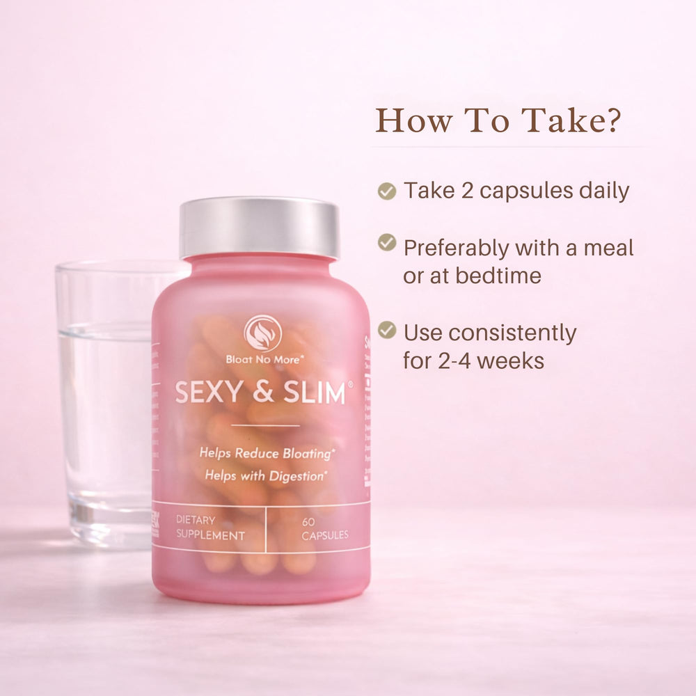 Bloat No More label highlights fenugreek and dandelion for digestion