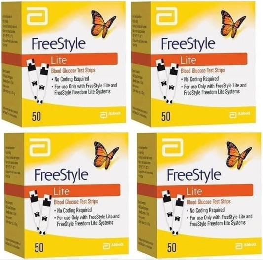 Blood Glucose Test Strips Pack 4 box for portable testing and reliable readings.