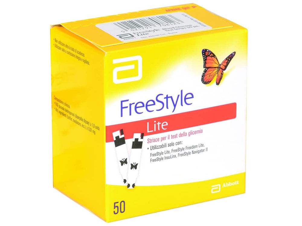 Blood Glucose Test Strips Pack 4 strip vial shows quick, accurate readings on the go.