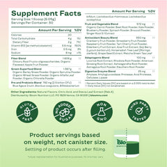 Bloom Nutrition Greens dairy-free gluten-free formula suits diverse dietary needs