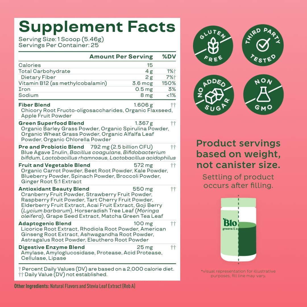 Bloom Nutrition serving scoop with powder for easy daily mix