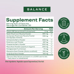 Bloom Nutrition hormone health features pomegranate extract benefits for balance.