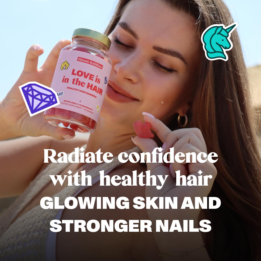 Bloom Robbins nourish-from-within concept supports hair, skin, and nails.