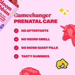 Bloom Robbins Prenatal pack closeview reinforces safe, easy daily use.