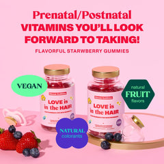 Bloom Robbins Vitamin Nutrition Label highlights folate and B vitamins for pregnancy
