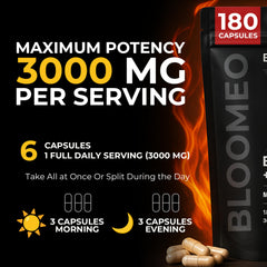 Bloomeo grass-fed beef liver capsules highlight natural iron support.
